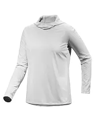 ARCTERYX | Felpa con cappuccio tecnica da donna Taema Hoodie | Bianco