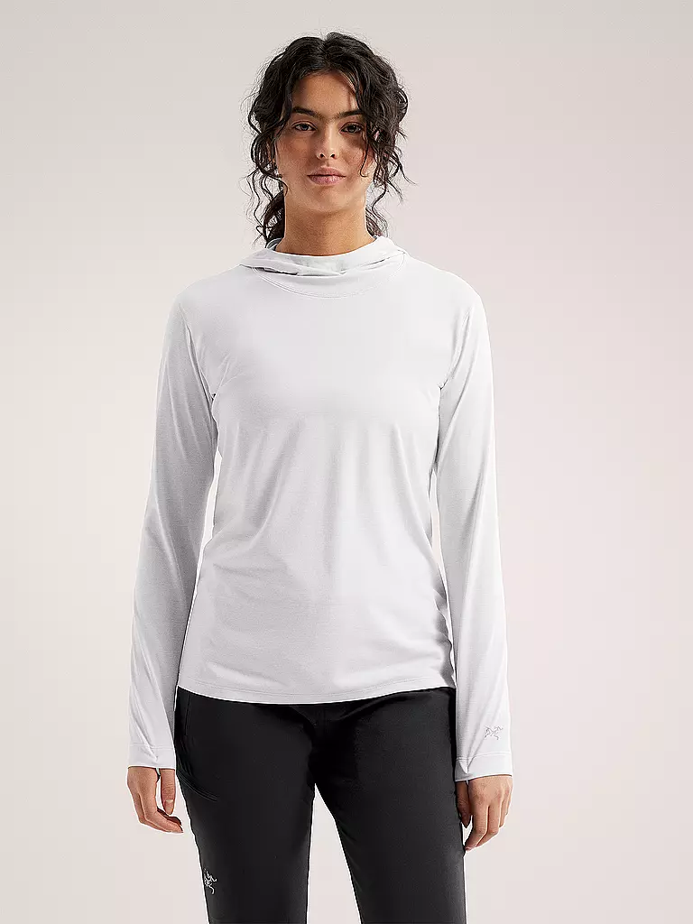 ARCTERYX | Felpa funzionale da donna Taema Hoodie | Bianco