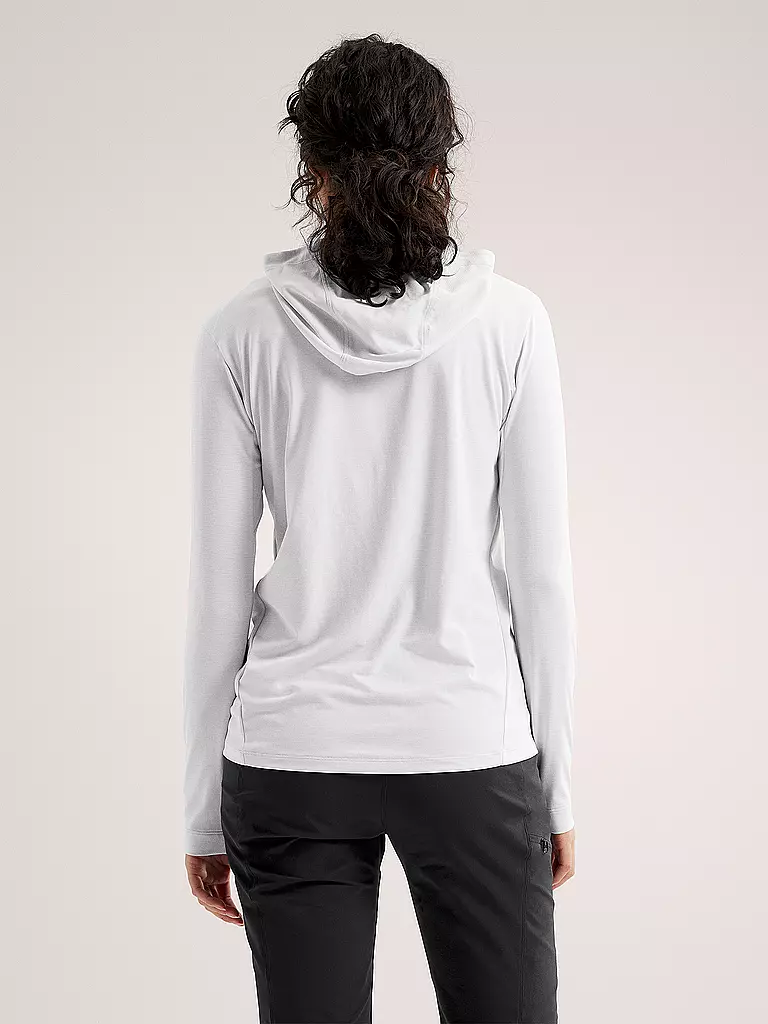 ARCTERYX | Felpa funzionale da donna Taema Hoodie | Bianco