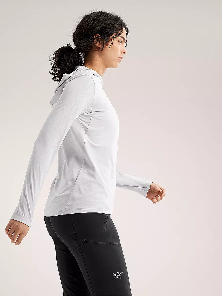 ARCTERYX | Felpa funzionale da donna Taema Hoodie | Bianco