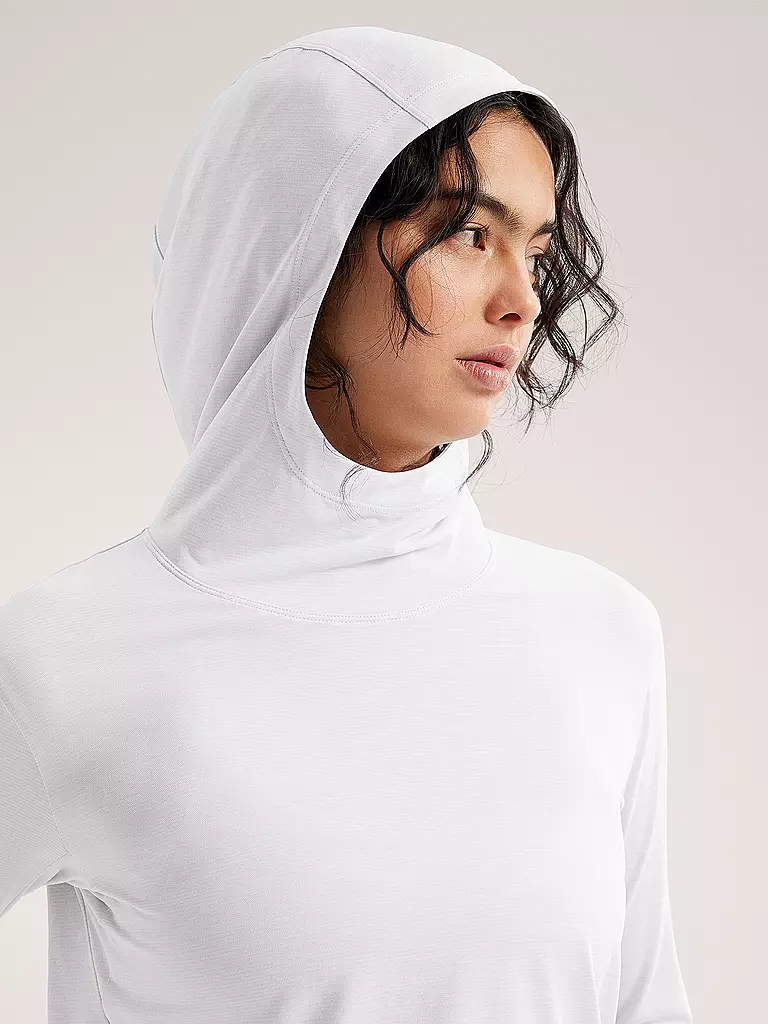 ARCTERYX | Felpa funzionale da donna Taema Hoodie | Bianco