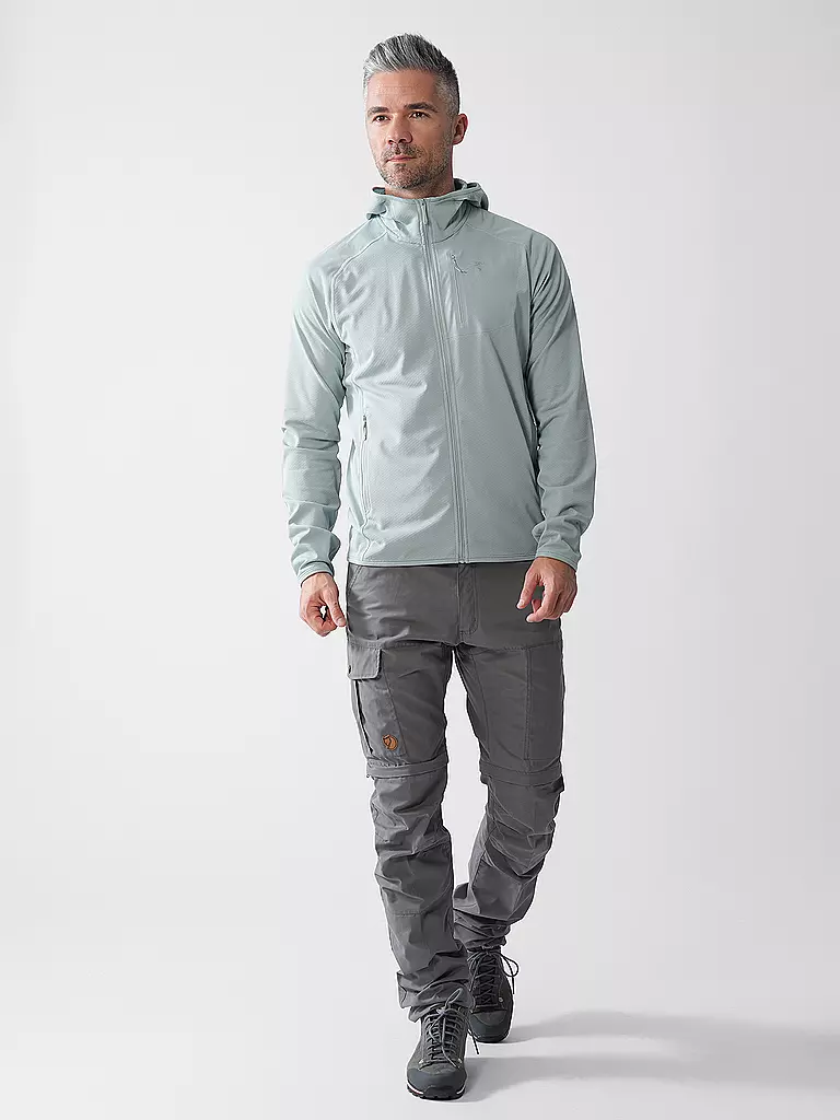 ARCTERYX | Giacca in pile da uomo Delta Hoodie | Verde chiaro