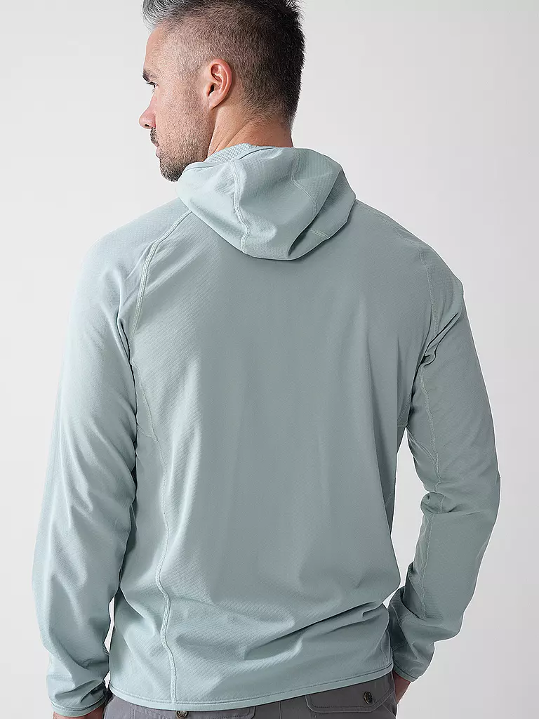 ARCTERYX | Giacca in pile da uomo Delta Hoodie | Verde chiaro