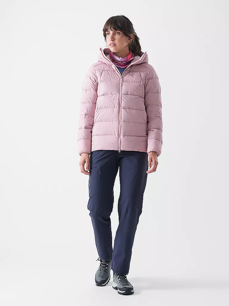 ARCTERYX | Giacca isolante da donna con cappuccio e imbottitura in piuma Thorium | Rosa