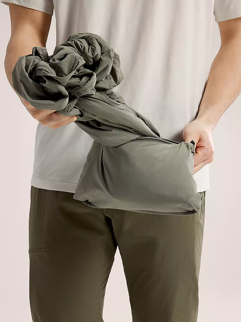 ARCTERYX | Giacca isolante da uomo Atom SL con cappuccio | Grigio