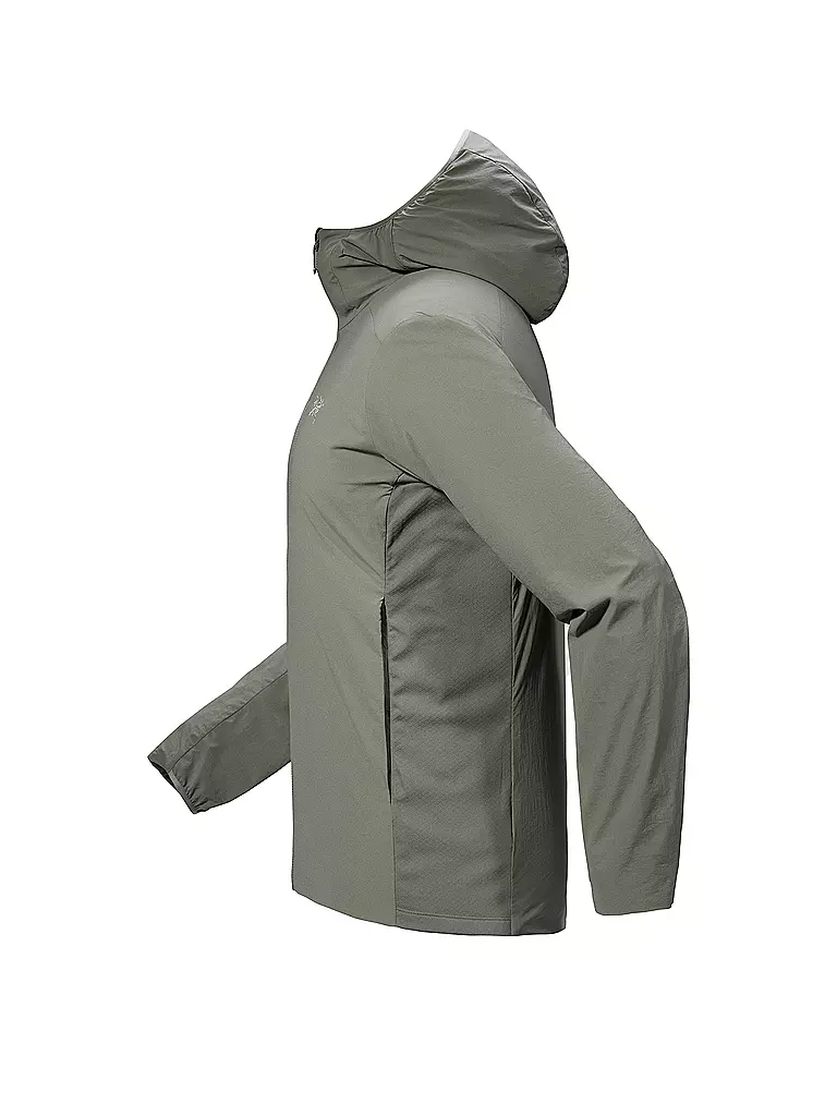 ARCTERYX | Giacca isolante da uomo Atom SL con cappuccio | Grigio