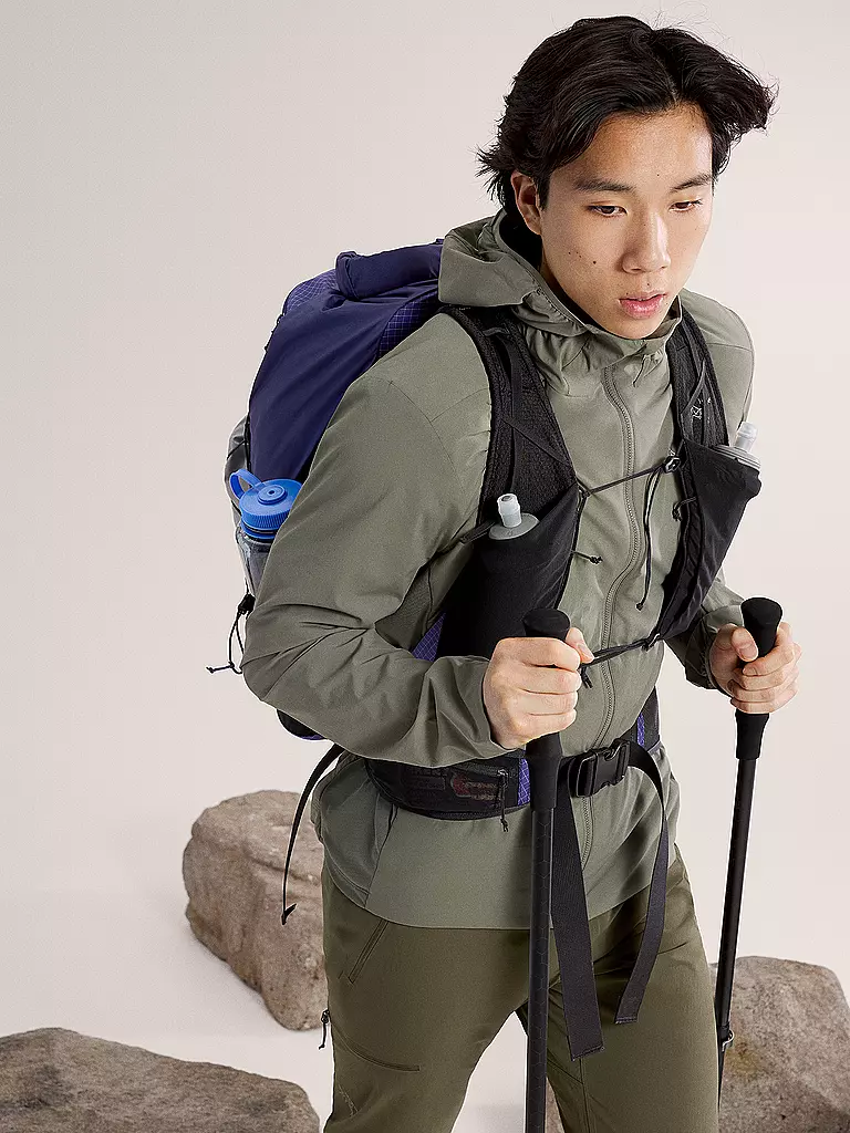 ARCTERYX | Giacca isolante da uomo Atom SL con cappuccio | Grigio