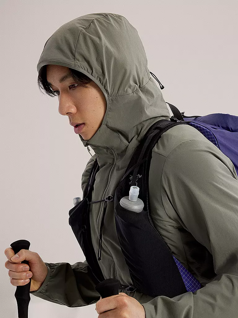 ARCTERYX | Giacca isolante da uomo Atom SL con cappuccio | Grigio