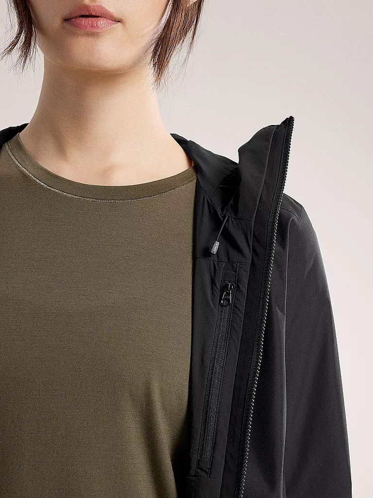 ARCTERYX | Giacca softshell da donna Solano Hoodie | Nero