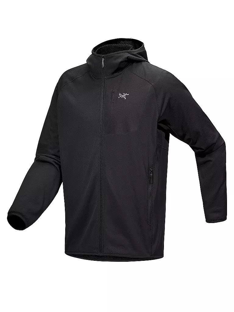 ARCTERYX | Herren Fleecejacke Delta Hoodie | Nero