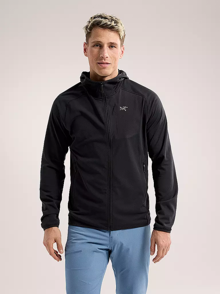 ARCTERYX | Herren Fleecejacke Delta Hoodie | Nero