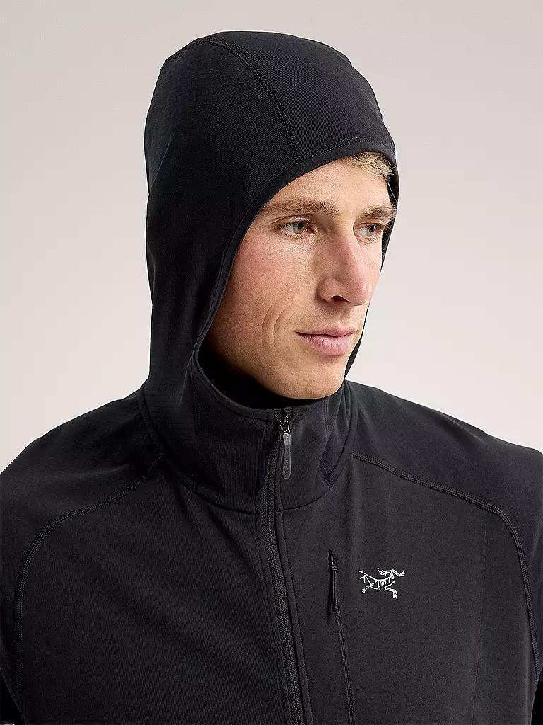 ARCTERYX | Herren Fleecejacke Delta Hoodie | Nero