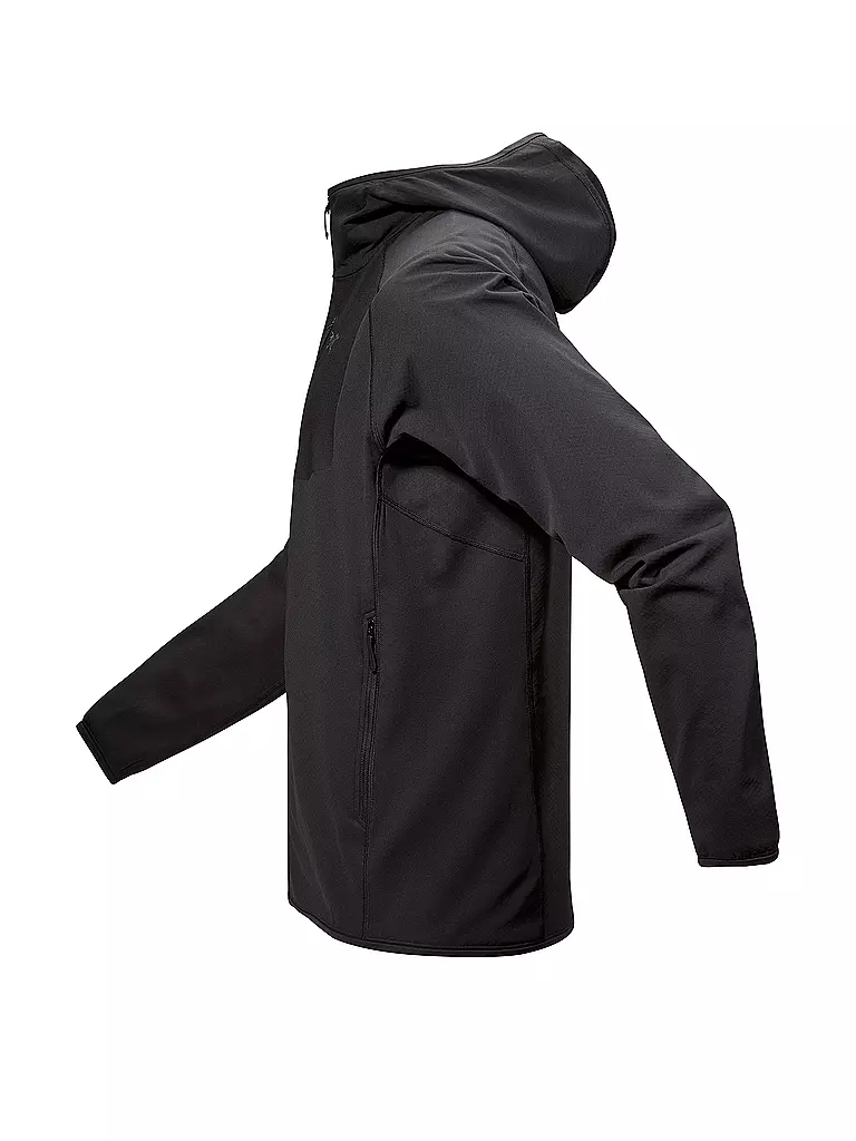ARCTERYX | Herren Fleecejacke Delta Hoodie | Nero