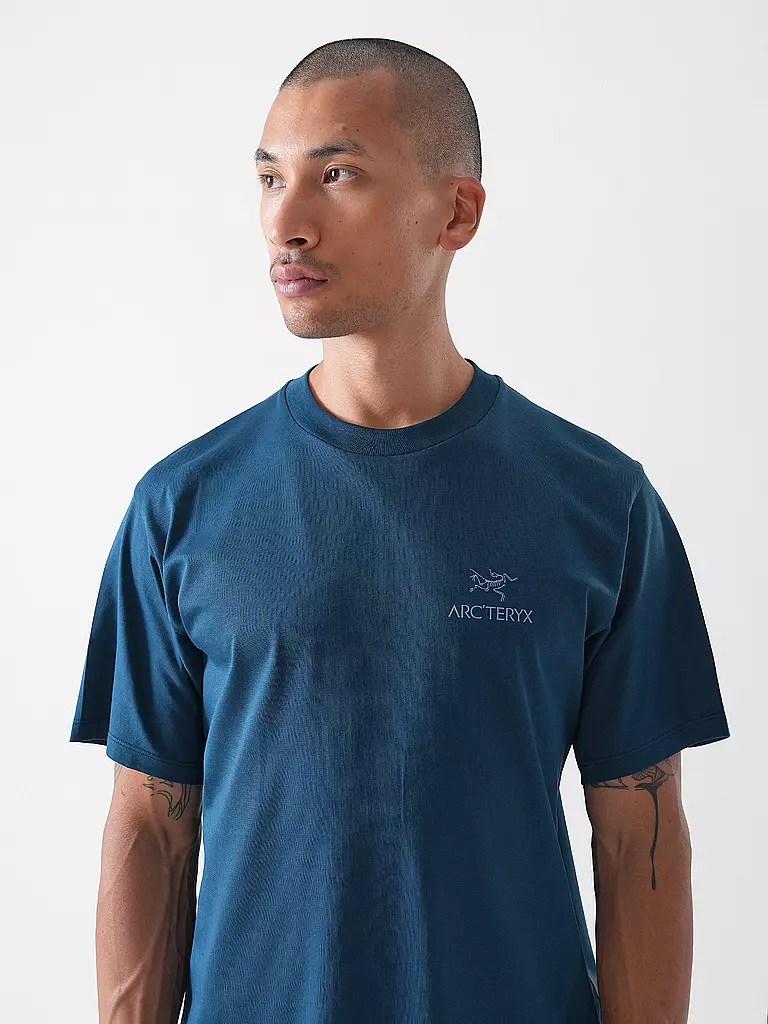 ARCTERYX | Herren T-Shirt Kragg  | Blu scuro