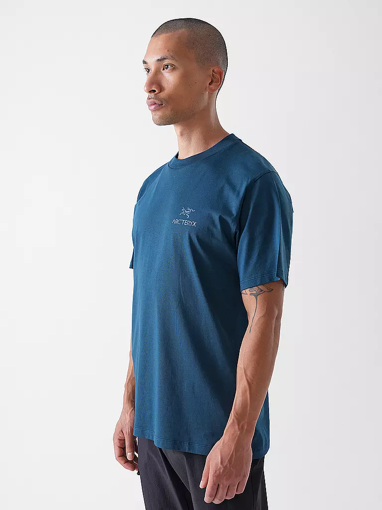 ARCTERYX | Herren T-Shirt Kragg  | Blu scuro