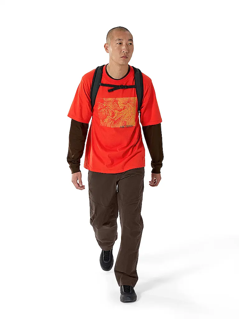 ARCTERYX | Herren T-Shirt Kragg | Rosso