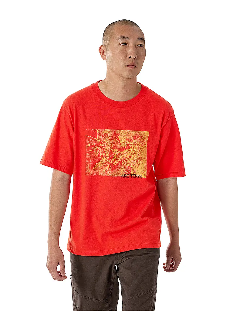 ARCTERYX | Herren T-Shirt Kragg | Rosso