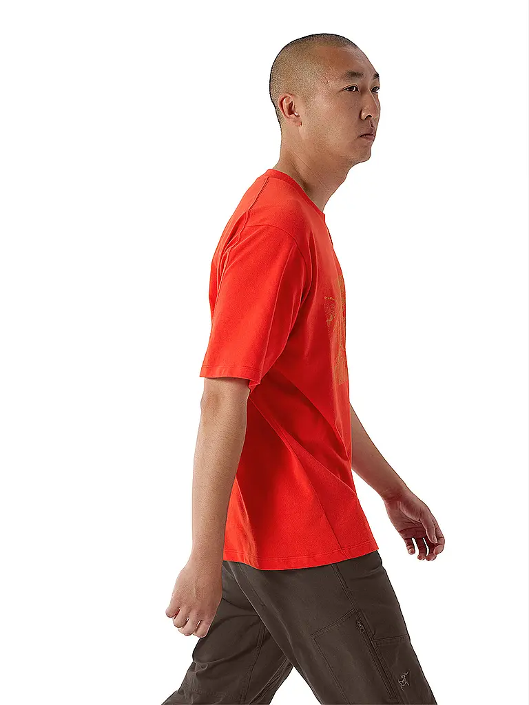 ARCTERYX | Herren T-Shirt Kragg | Rosso