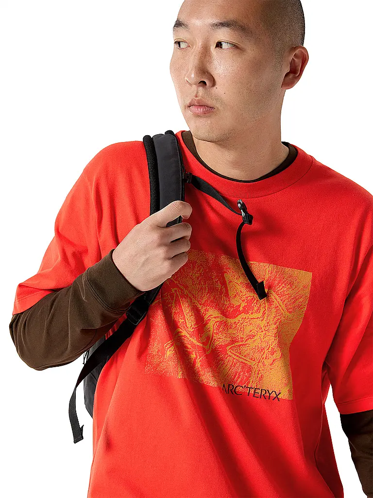 ARCTERYX | Herren T-Shirt Kragg | Rosso