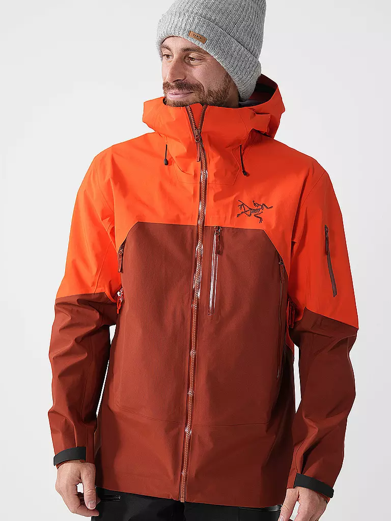 ARCTERYX | Herren Tourenjacke Rush 3L GTX Hoodie | Arancione