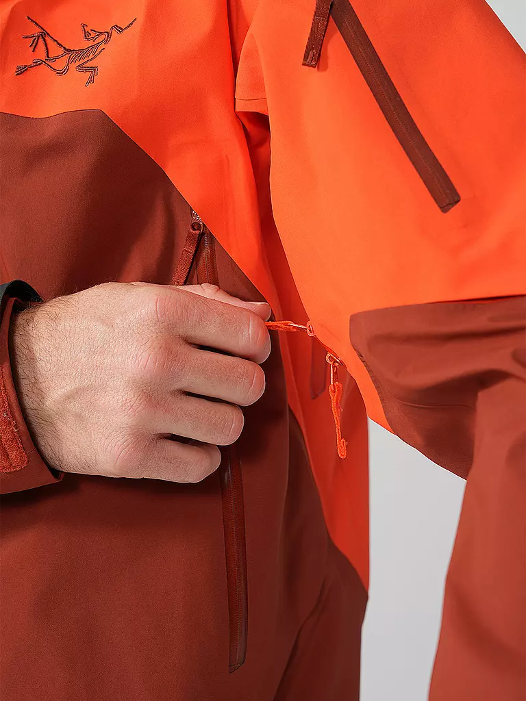 ARCTERYX | Herren Tourenjacke Rush 3L GTX Hoodie | Arancione