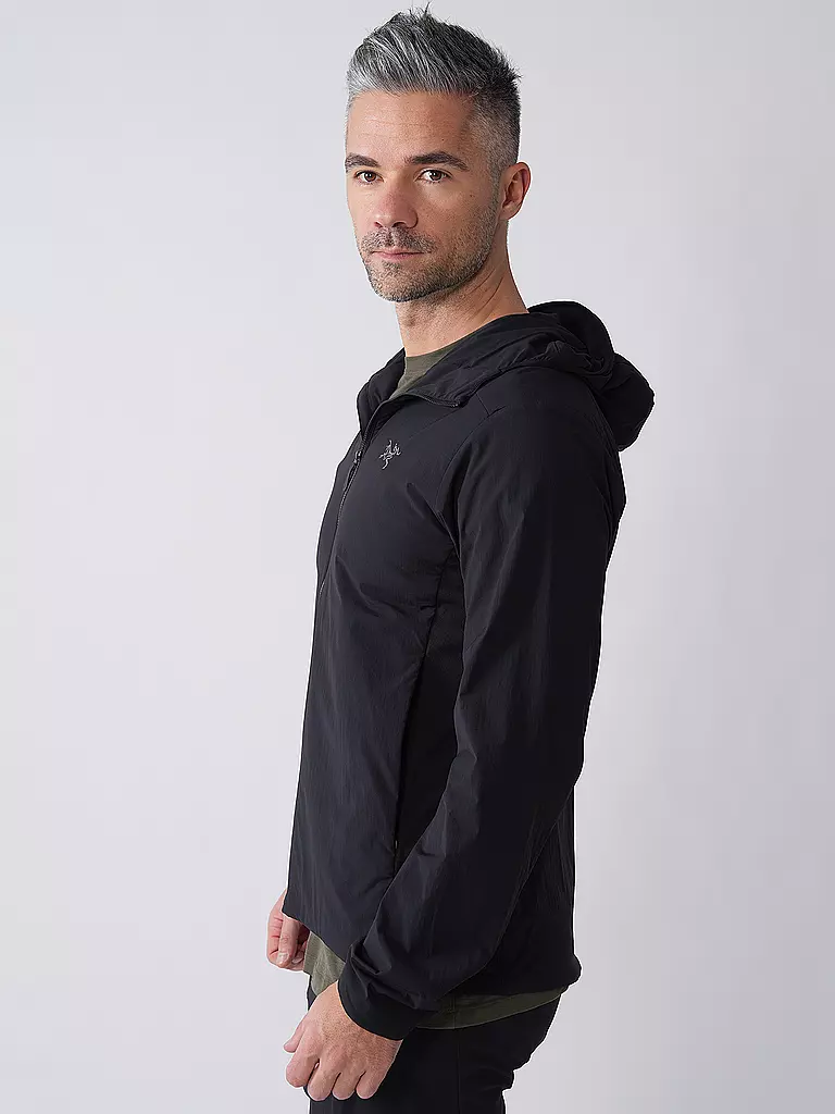 ARCTERYX | Isogiacca da uomo Atom SL con cappuccio | Nero