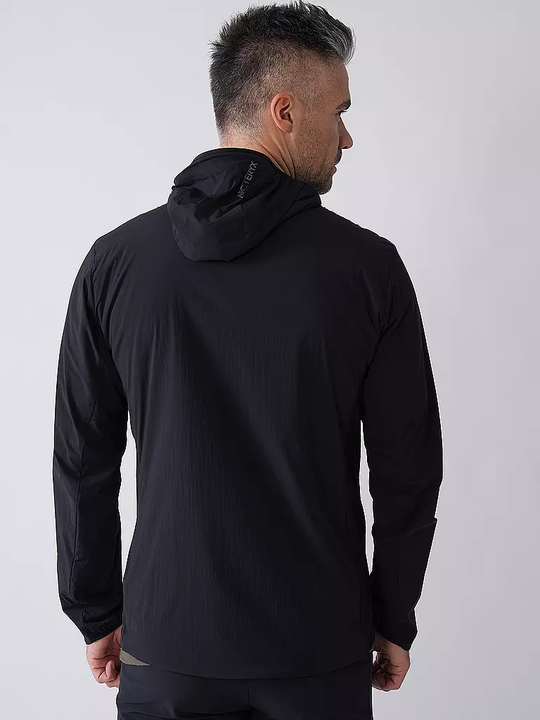 ARCTERYX | Isogiacca da uomo Atom SL con cappuccio | Nero