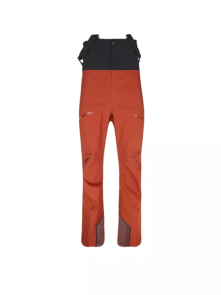 ARCTERYX | Pantaloni da turismo da uomo Rush BIB 3L GTX | Rosso scuro