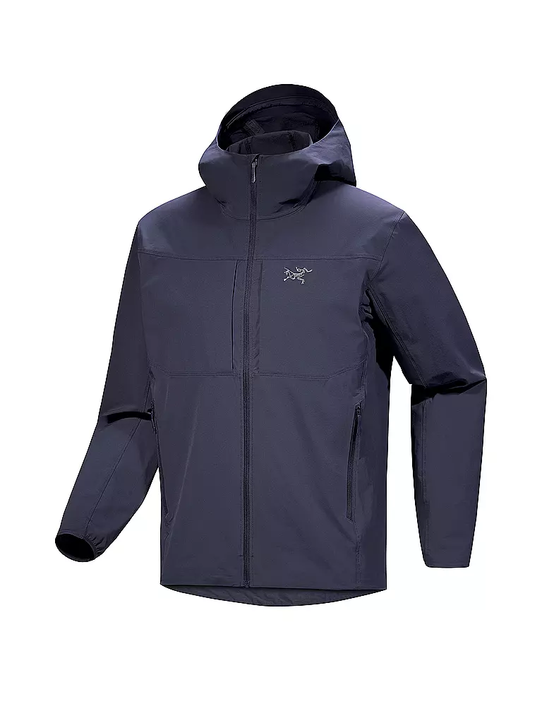ARCTERYX | Softshelljacke Gamma LW Hoodie da uomo | Nero