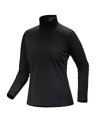 ARCTERYX | Zipshirt funzionale da donna Rho | Nero