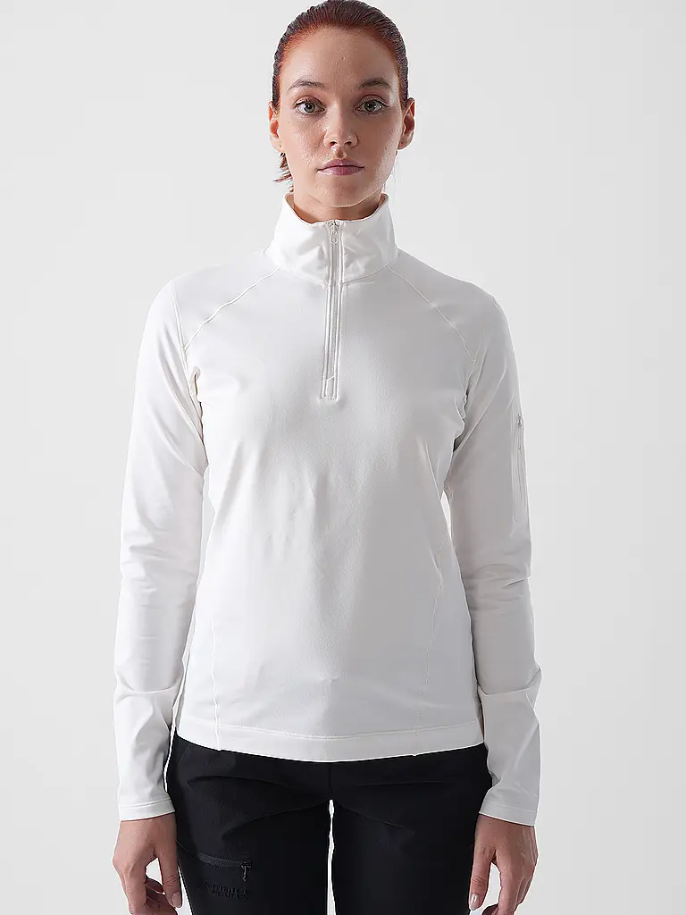 ARCTERYX | Zipshirt funzionale da donna Rho | Crema