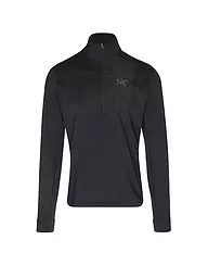 ARCTERYX | Zipshirt intimo da uomo RHO LT | Nero