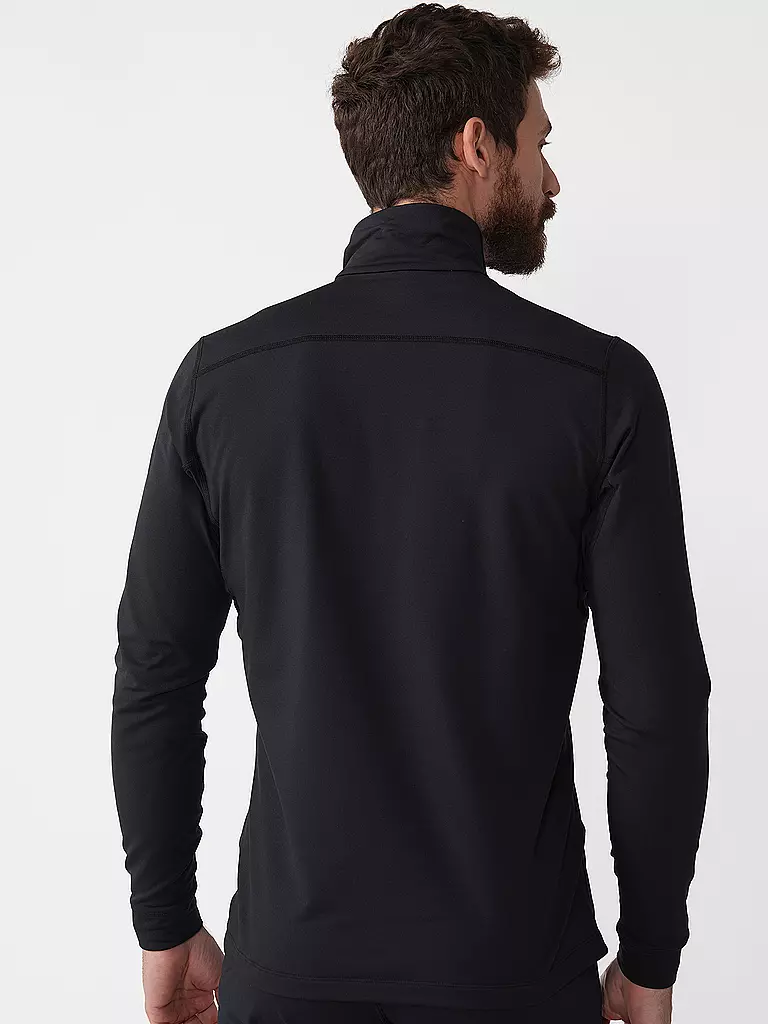 ARCTERYX | Zipshirt intimo da uomo RHO LT | Nero