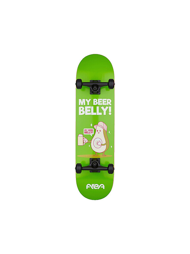 Area Skateboard My Beer Belly verde