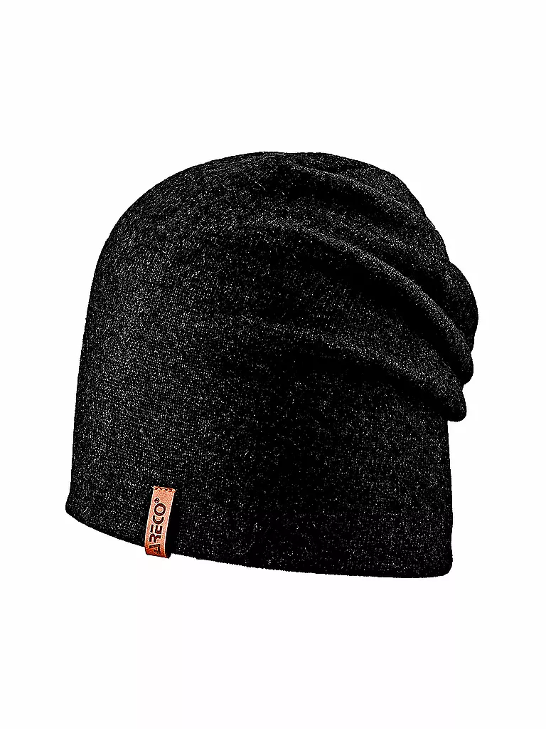 ARECO | Mütze Kaschmir | Nero