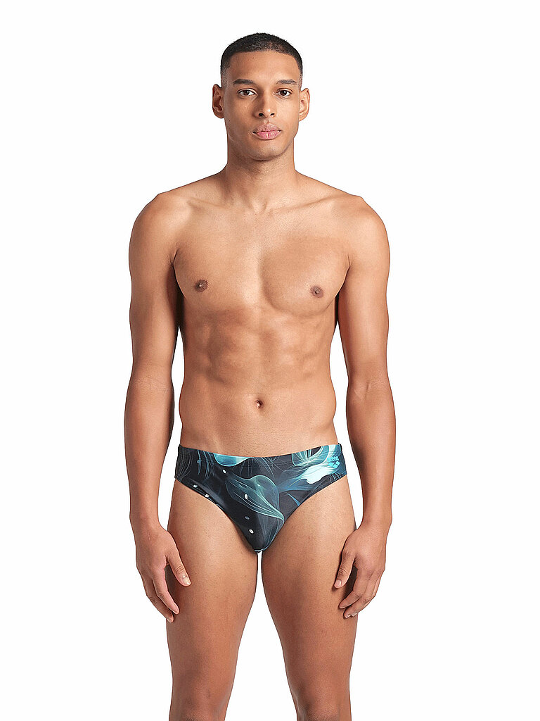 Slip da bagno da uomo Allover verde scuro 54