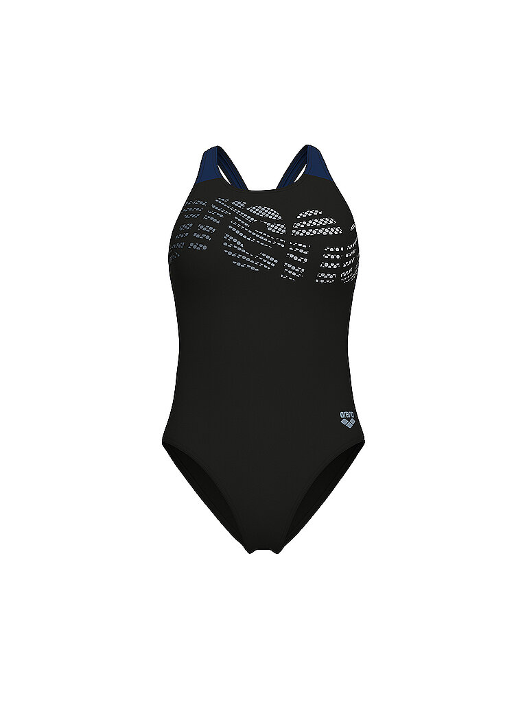 Costume da bagno da donna Flowing nero 40