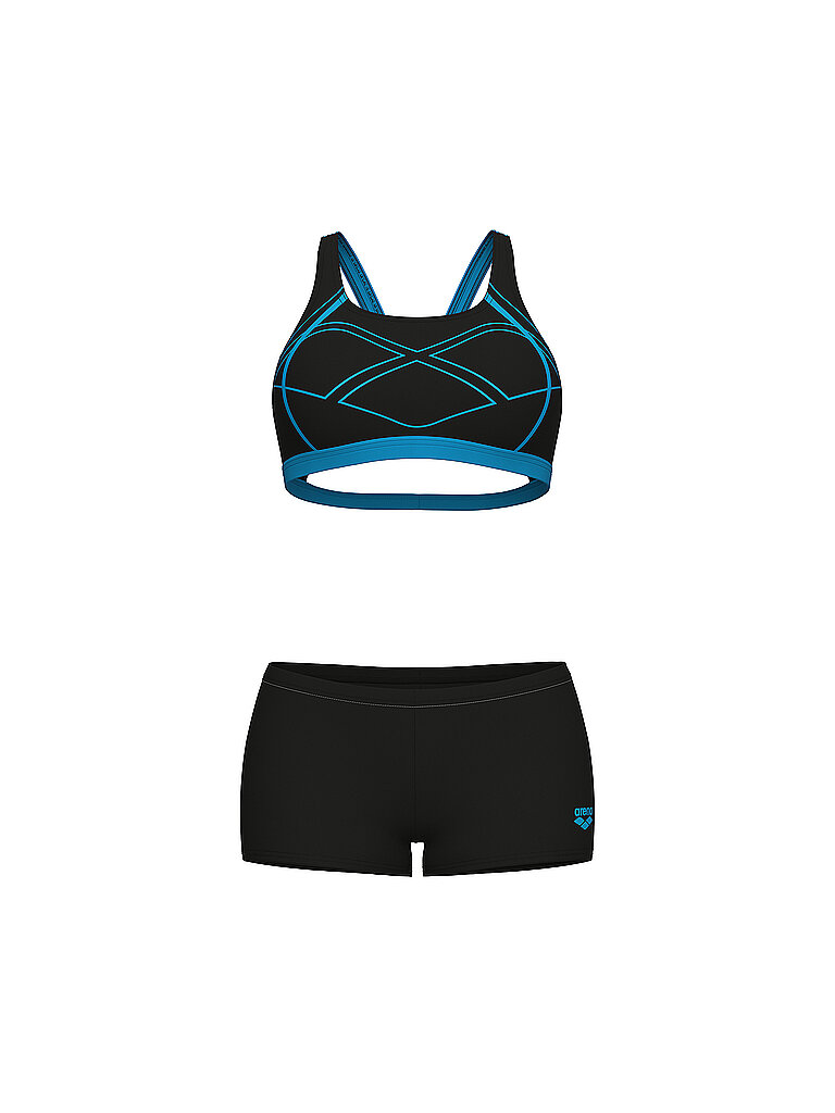 Bikini Graphic da donna nero 34