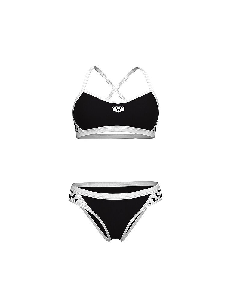 Sportbikini da donna nero 36