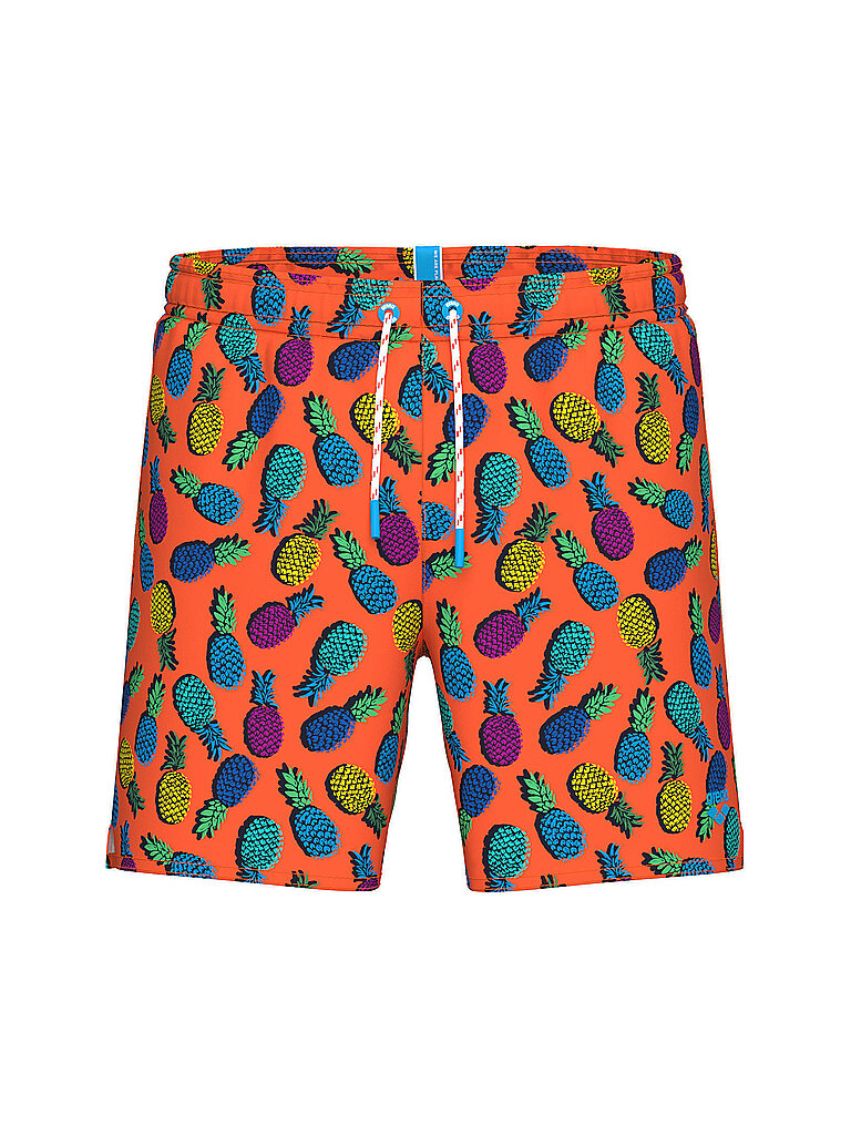 Costume da bagno boxer da uomo Beach Allover arancione S