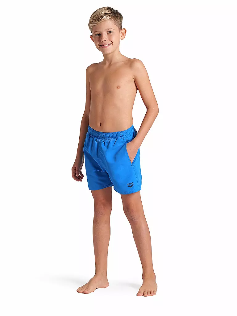 ARENA | Badeshort Boxer Solid da ragazzo | Blu