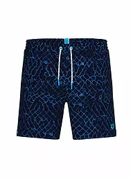 ARENA | Badeshort da uomo Beach Boxer Allover | Blu scuro