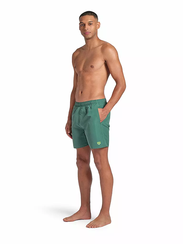 ARENA | Badeshort da uomo Fundamentals | Verde scuro
