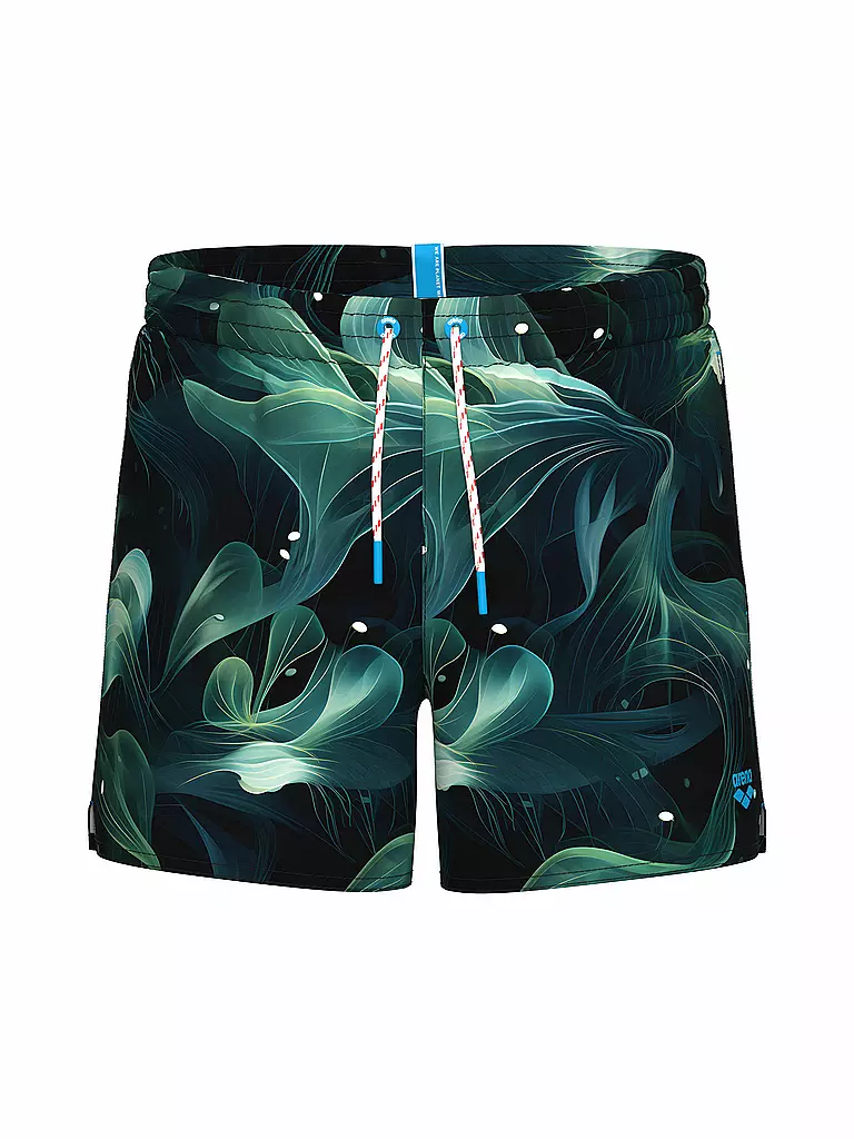 ARENA | Badeshort da uomo Water Print Allover Multiprints | Blu scuro