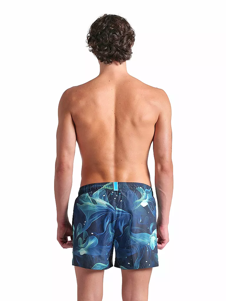ARENA | Badeshort da uomo Water Print Allover Multiprints | Blu scuro