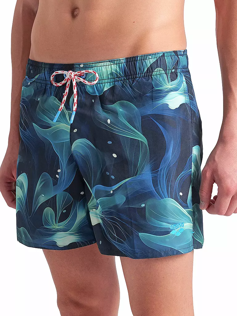 ARENA | Badeshort da uomo Water Print Allover Multiprints | Blu scuro