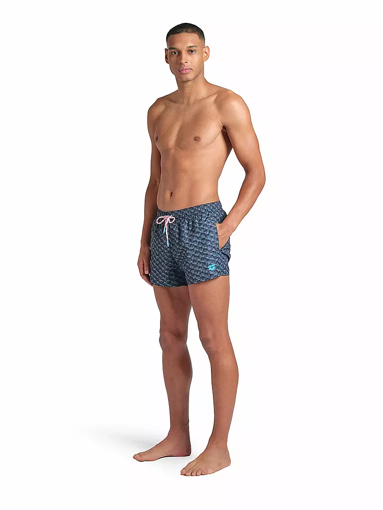 ARENA | Badeshort da uomo Water Prints | Verde scuro