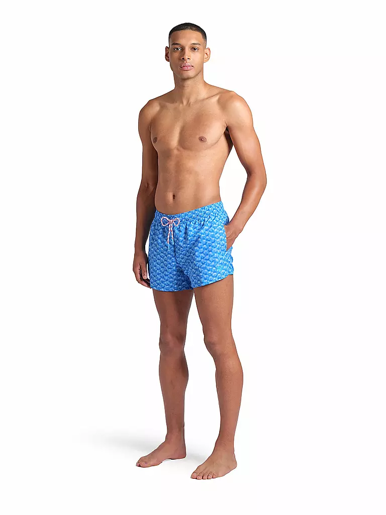 ARENA | Badeshort da uomo Water Prints | Blu