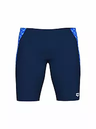 ARENA | Beinbadehose Monogram da uomo | Blu scuro