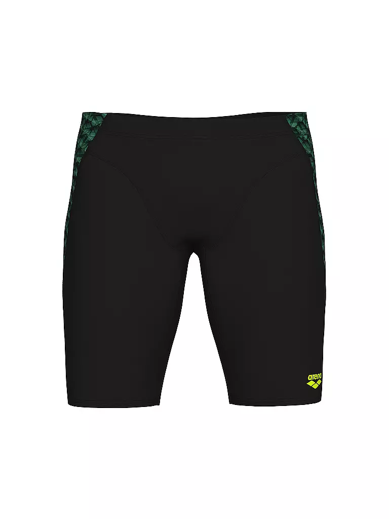 ARENA | Beinbadehose Monogram da uomo | Nero